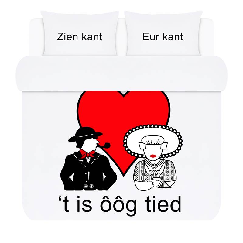 Leuk Zeeuws Boer Boerin Tied Kant Dekbedovertrek leuk zeeuws kopen in de aanbieding