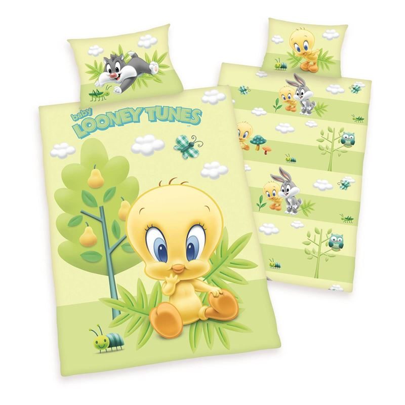 Goedkoopste Looney Tunes dekbedovertrek Multi Ledikant (100x135 cm + 1 sloop)