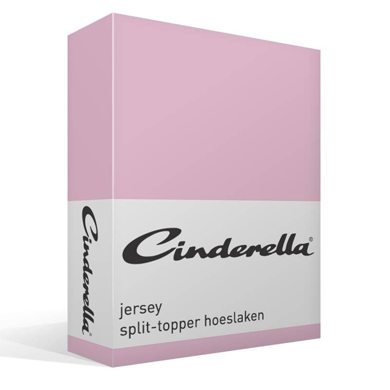 Goedkoopste Cinderella jersey split-topper hoeslaken Candy Lits-jumeaux (160x200/210 cm)