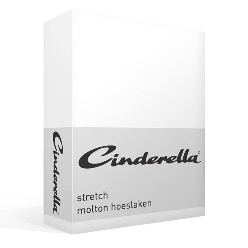 Goedkoopste Cinderella stretch molton hoeslaken White Lits-jumeaux (160x210/220 cm)