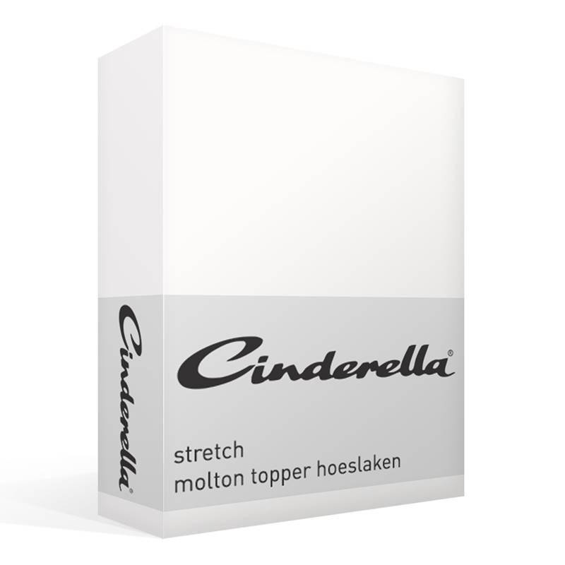Goedkoopste Cinderella stretch topper molton hoeslaken White 1-persoons (80/90x200/210 cm)