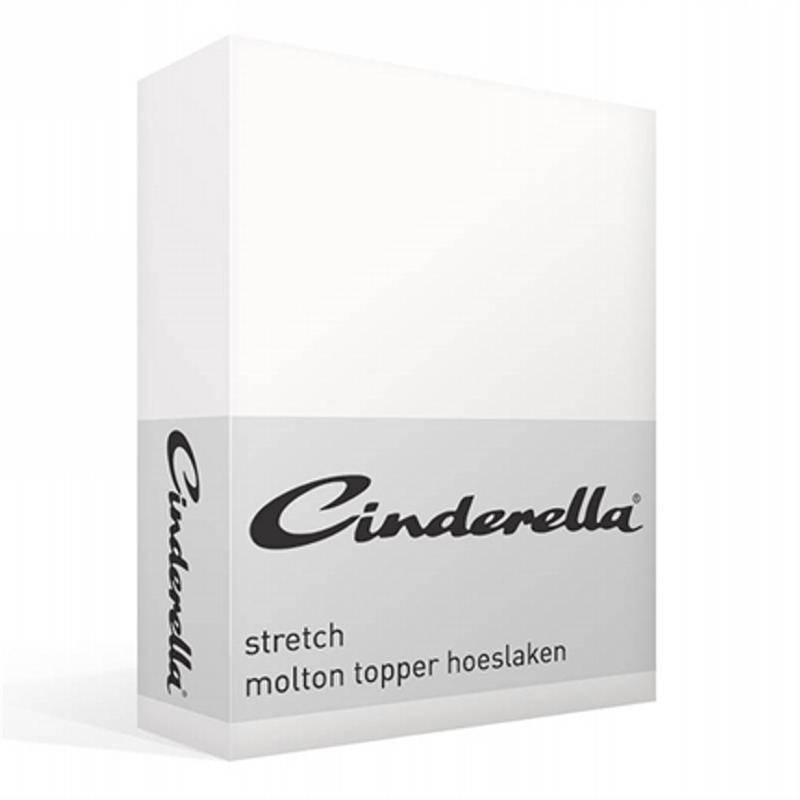 Goedkoopste Cinderella stretch topper molton hoeslaken White 2-persoons (140x200/210 cm)