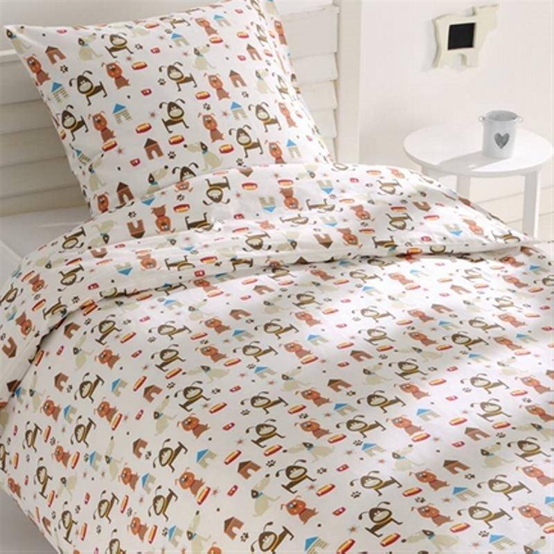 Goedkoopste Snoozing Dogs dekbedovertrek Multi Lits-jumeaux (240x200/220 cm + 2 slopen)