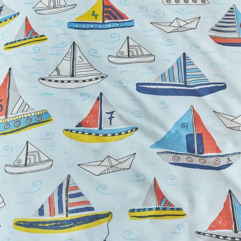 Goedkoopste Beddinghouse Kids Beddinghouse Boaty dekbedovertrek Blauw Junior (120x150 cm + 1 sloop)