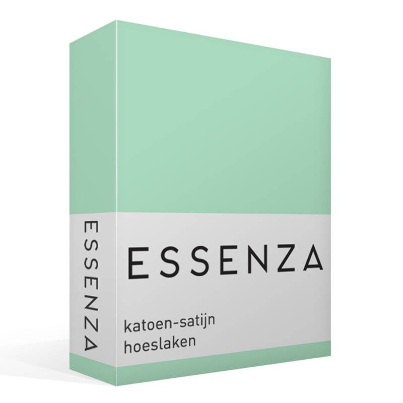 Goedkoopste Essenza Satin hoeslaken Mint Lits-jumeaux (180x200 cm)