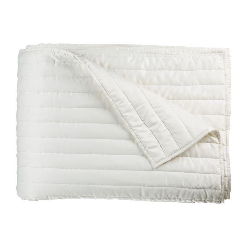 Rivièra Maison Wentworth bedsprei Off-white 1-persoons (180x260 cm)