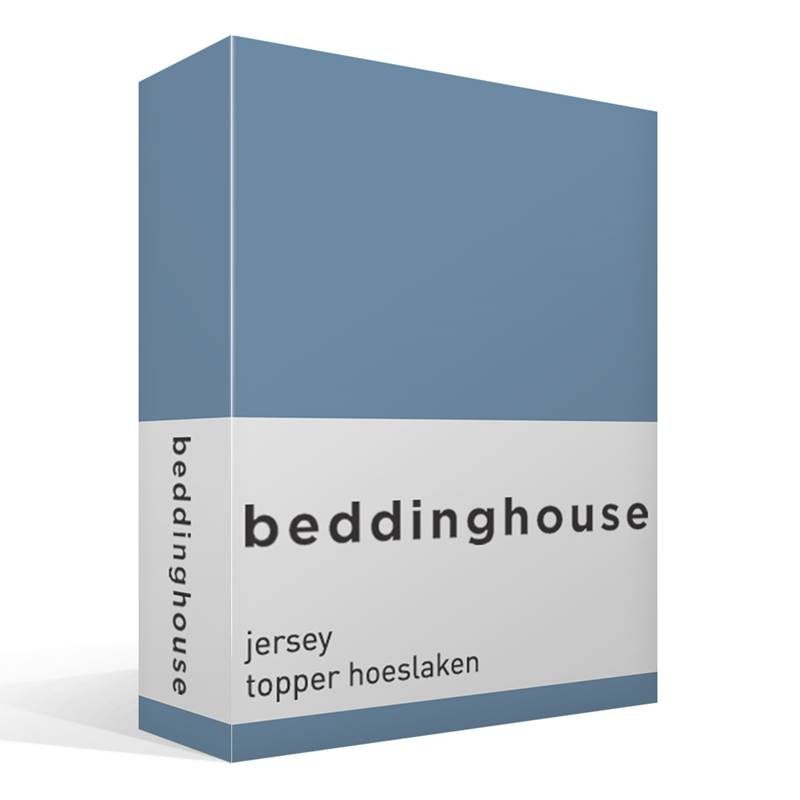 Beddinghouse jersey topper hoeslaken Blue 1-persoons (70/90x200/220 cm)