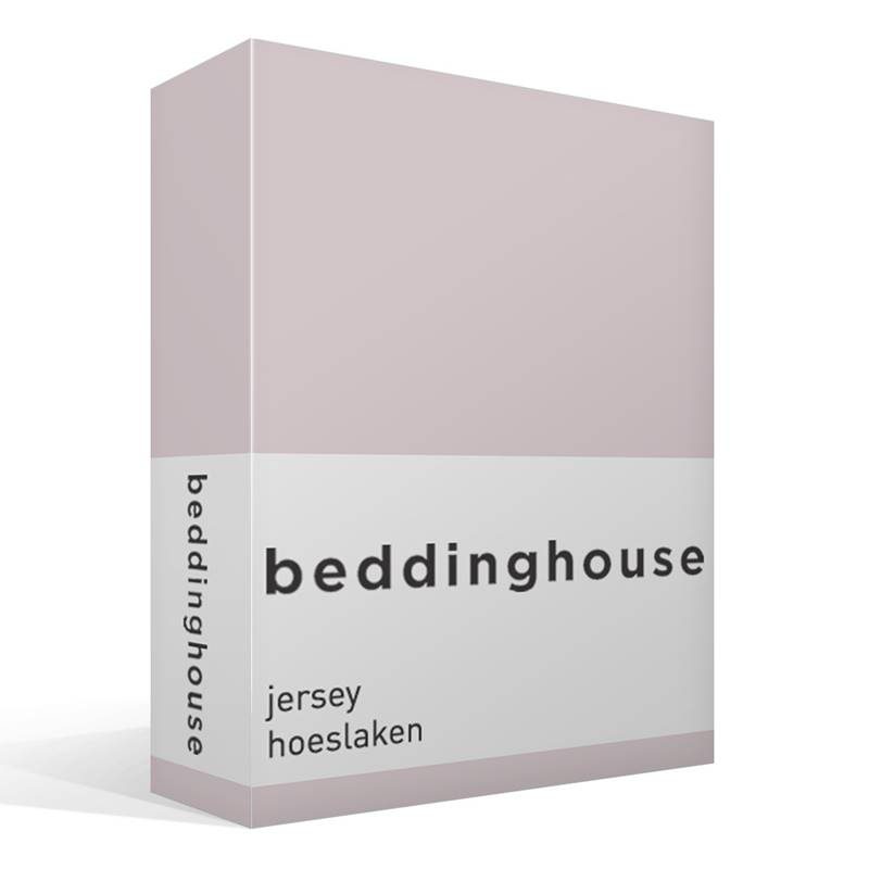 Goedkoopste Beddinghouse jersey hoeslaken Soft Pink Lits-jumeaux (160x200/220 cm)