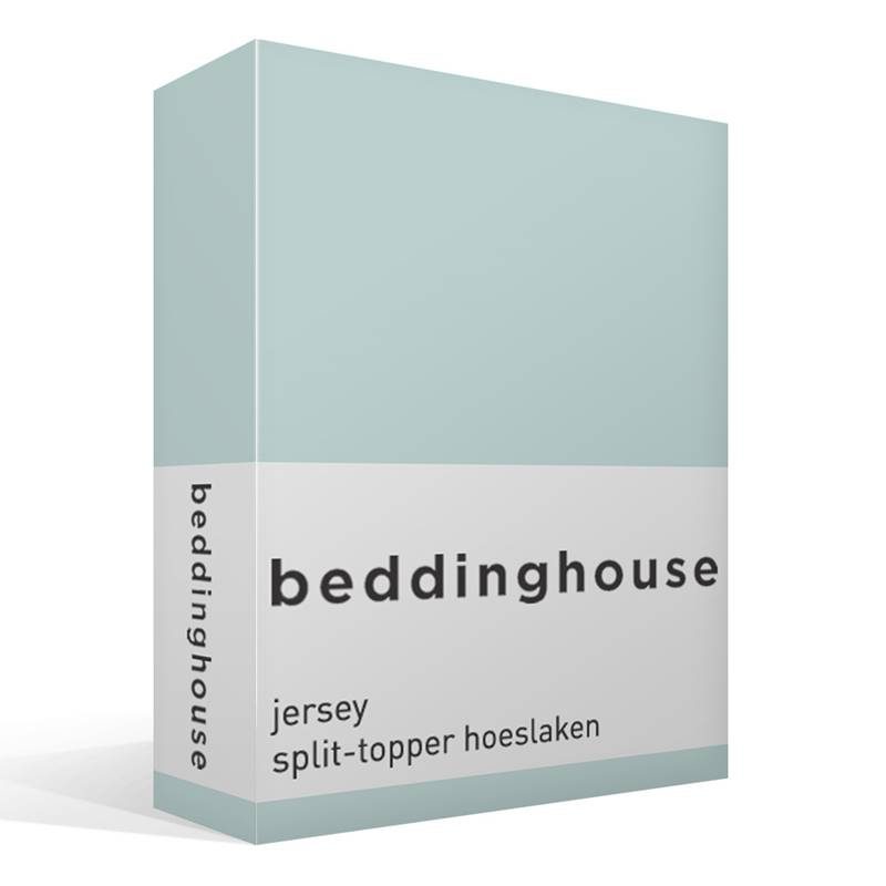 Beddinghouse jersey split-topper hoeslaken Mint Green 2-persoons (140x200/220 cm)