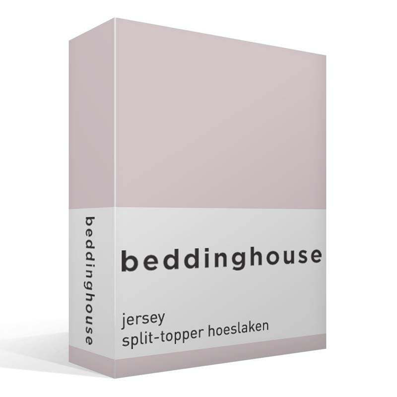 Beddinghouse jersey split-topper hoeslaken Soft Pink Lits-jumeaux (160x200/220 cm)