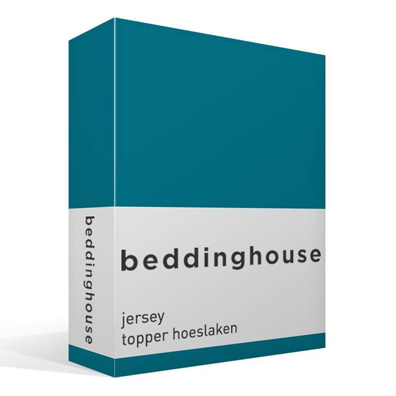 Goedkoopste Beddinghouse jersey topper hoeslaken Sea Green 1-persoons (70/90x200/220 cm)