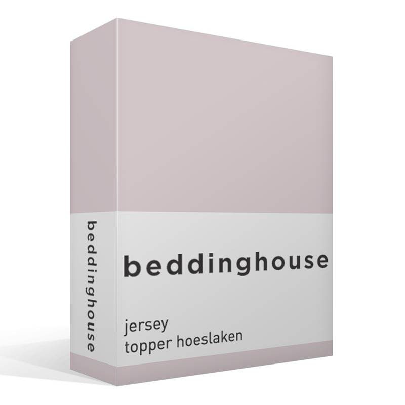 Goedkoopste Beddinghouse jersey topper hoeslaken Soft Pink Lits-jumeaux (160x200/220 cm)