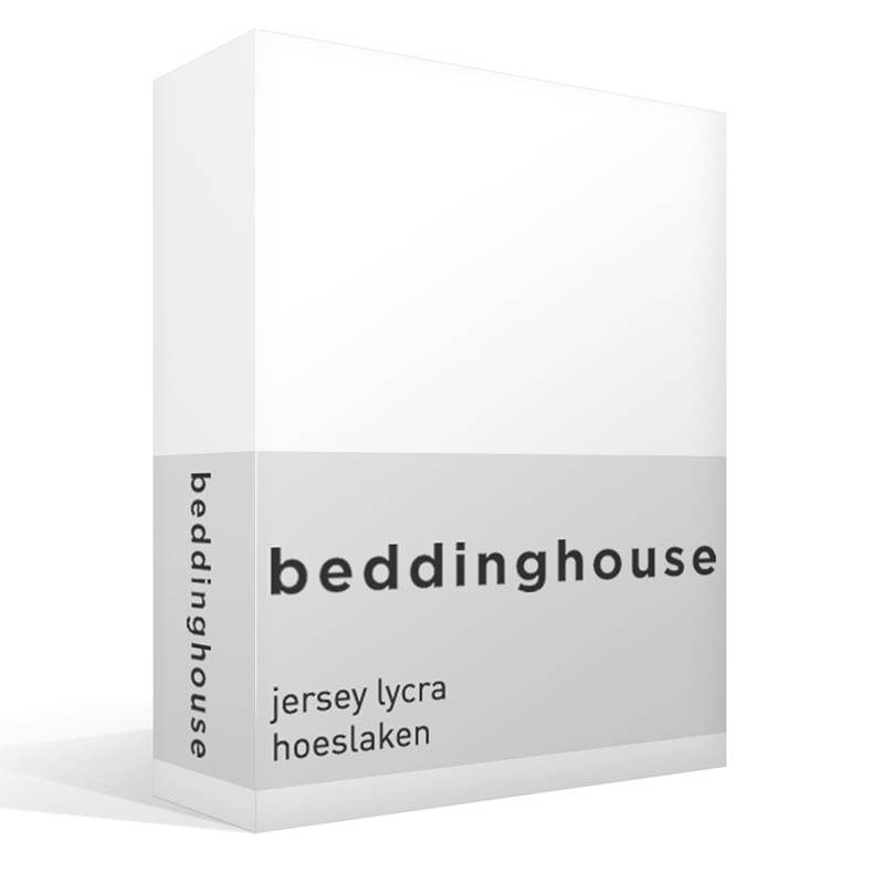 Beddinghouse jersey lycra hoeslaken White Lits-jumeaux (180/200x200/220 cm)