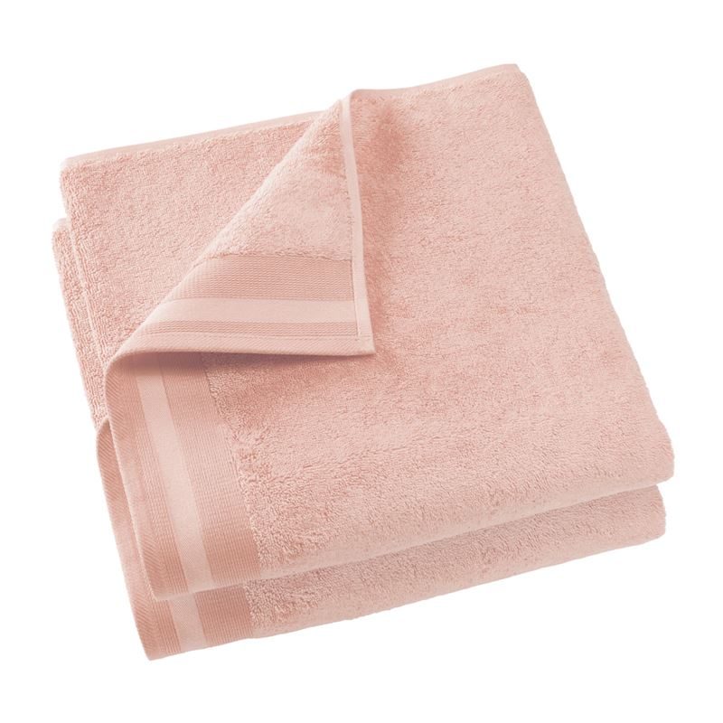 Goedkoopste De Witte Lietaer Contessa badtextiel Ice Pink Douchelaken (70x140 cm) - Set van 2