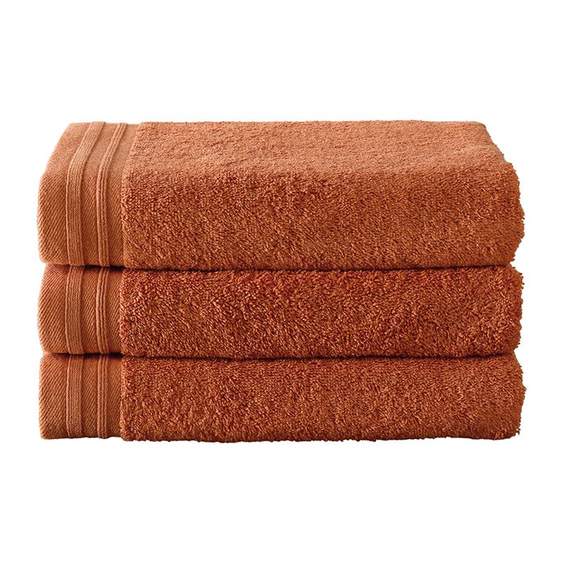 Goedkoopste De Witte Lietaer Imagine badtextiel Dusty Orange Handdoek (50x100 cm) - Set van 3