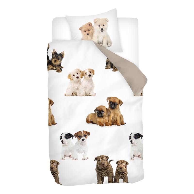 Snoozing Puppies Dekbedovertrek snoozing kopen in de aanbieding Snoozing Puppies Dekbedovertrek snoozing kopen in de aanbieding