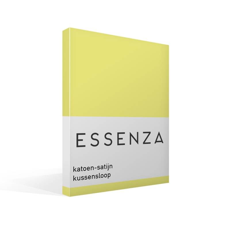 Goedkoopste Essenza Satin kussensloop Mellow Yellow 60x70 cm - Standaardmaat