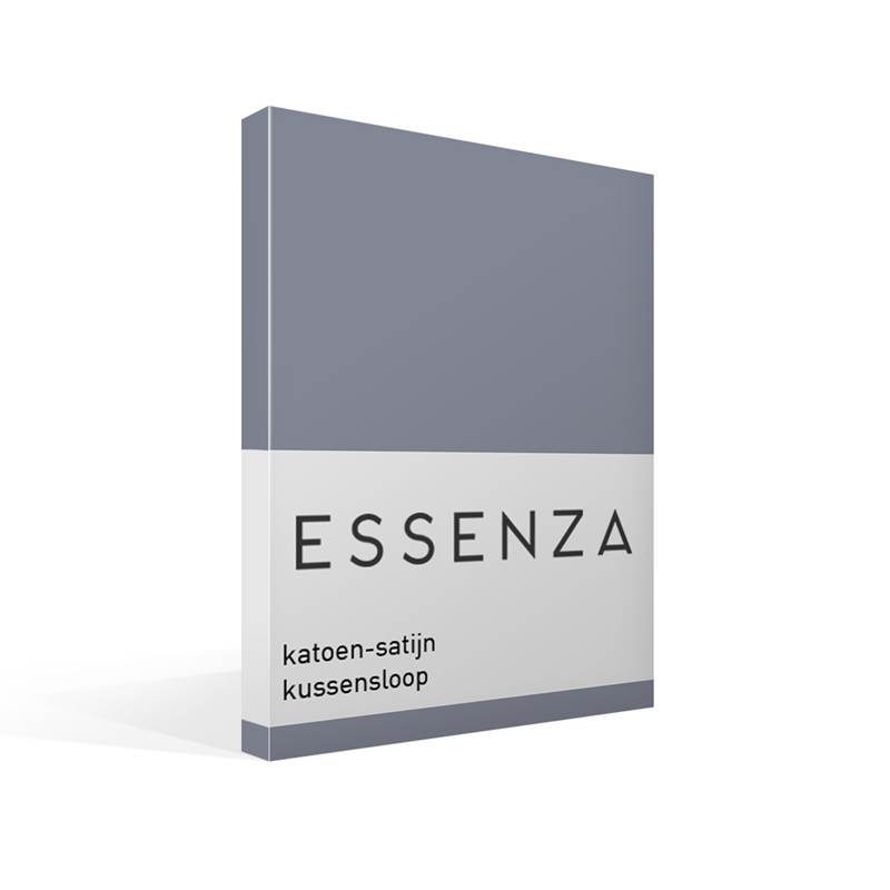 Goedkoopste Essenza Satin kussensloop Stone blue 60x70 cm - Standaardmaat