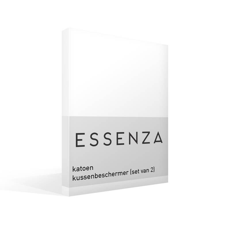 Goedkoopste Essenza katoen kussenbeschermer (set van 2) White 60x70 cm - Standaardmaat