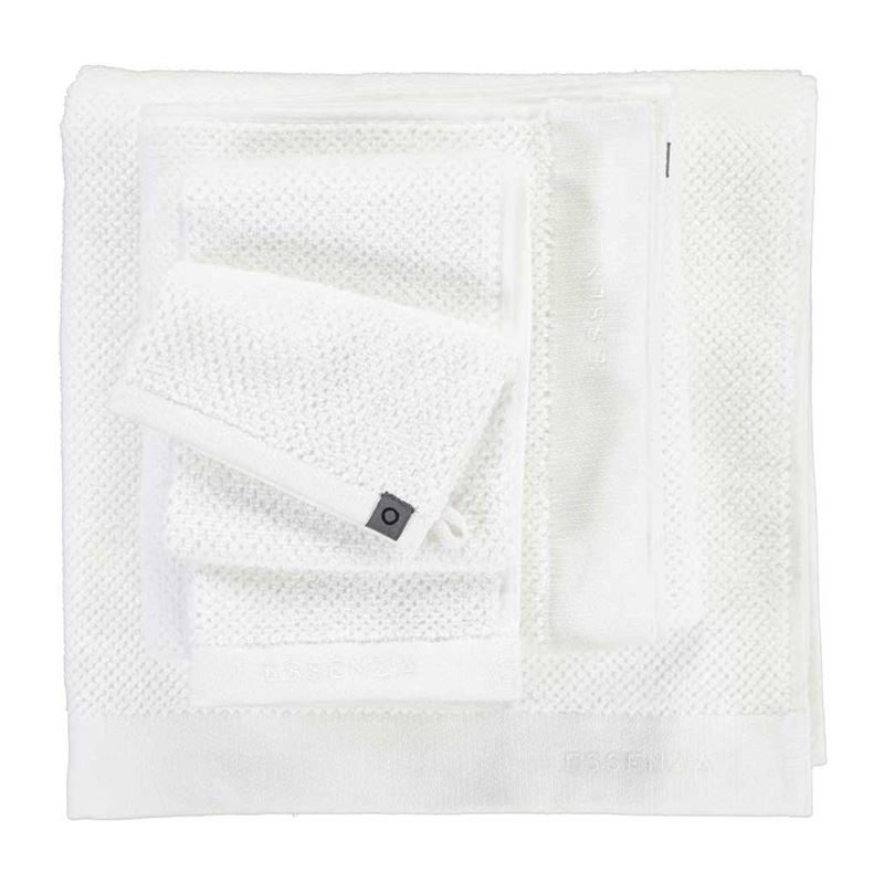 Essenza Connect Organic Uni badtextiel White Handdoek (50x100 cm)