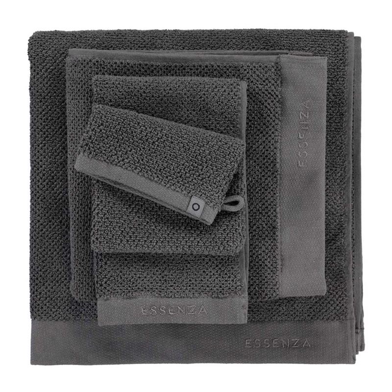 Goedkoopste Essenza Connect Organic Uni badtextiel Grey Handdoek (50x100 cm)