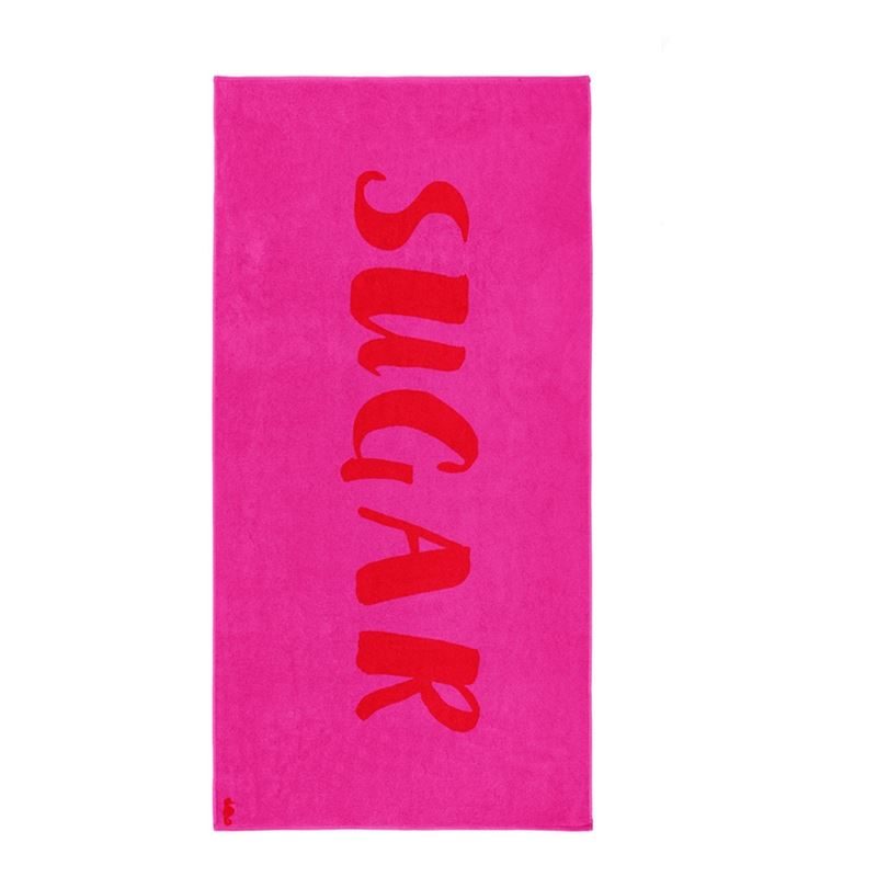 Seahorse Sugar strandlaken Pink 100x180 cm