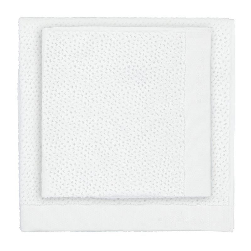 Goedkoopste Essenza Connect Organic Breeze badtextiel White Handdoek (50x100 cm)