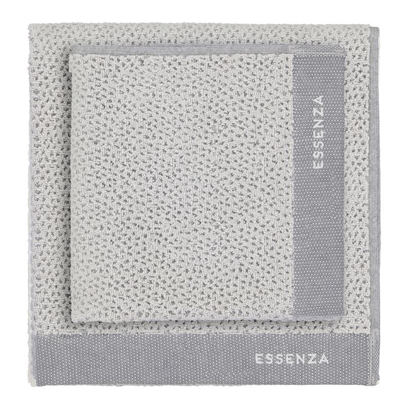 Goedkoopste Essenza Connect Organic Breeze badtextiel Grey Handdoek (50x100 cm)