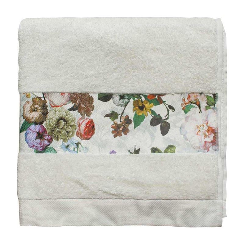 Essenza Fleur badtextiel Natural Handdoek (60x110 cm)