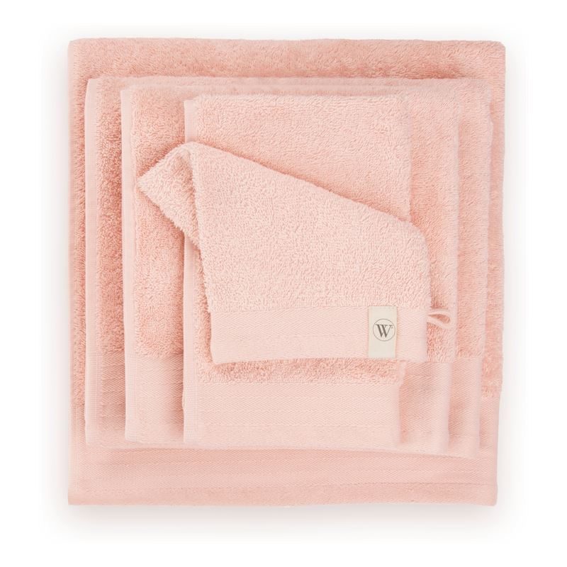 Goedkoopste Walra Soft Cotton badtextiel Roze Washandje (16x21 cm) - Set van 2