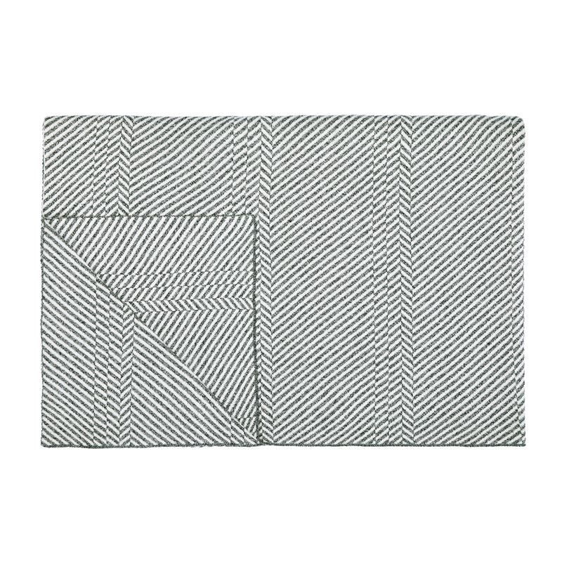 Goedkoopste Marc O'Polo Rik plaid Grey 130x170 cm