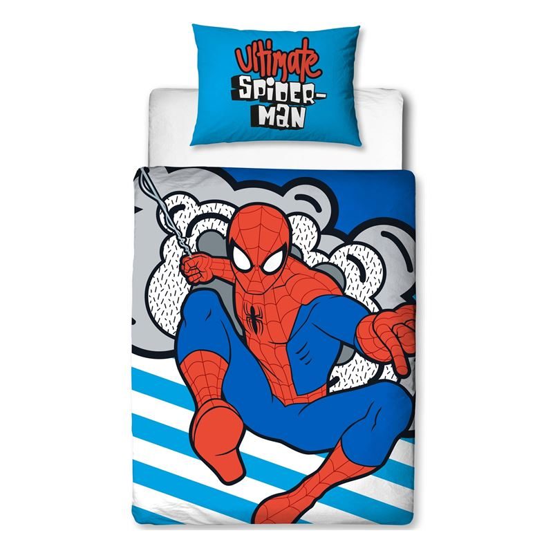 Spiderman dekbedovertrek Multi Junior (120x150 cm + 1 sloop)