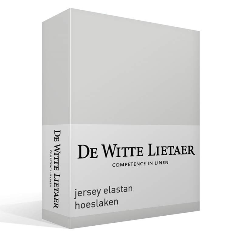 Goedkoopste De Witte Lietaer jersey elastan hoeslaken Oyster 2-persoons (140x200/220 cm)