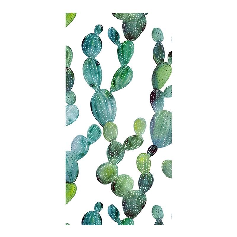 Good Morning Cactus strandlaken Groen 100x180 cm