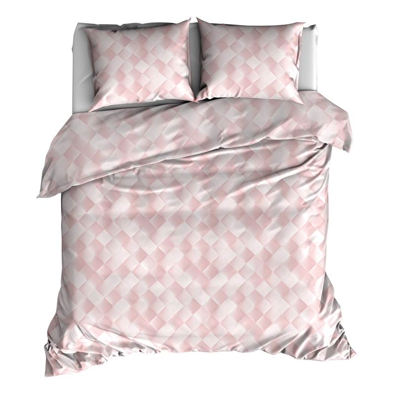 Goedkoopste Satin d'Or Vector dekbedovertrek Roze Lits-jumeaux (270x200/220 cm + 2 slopen)