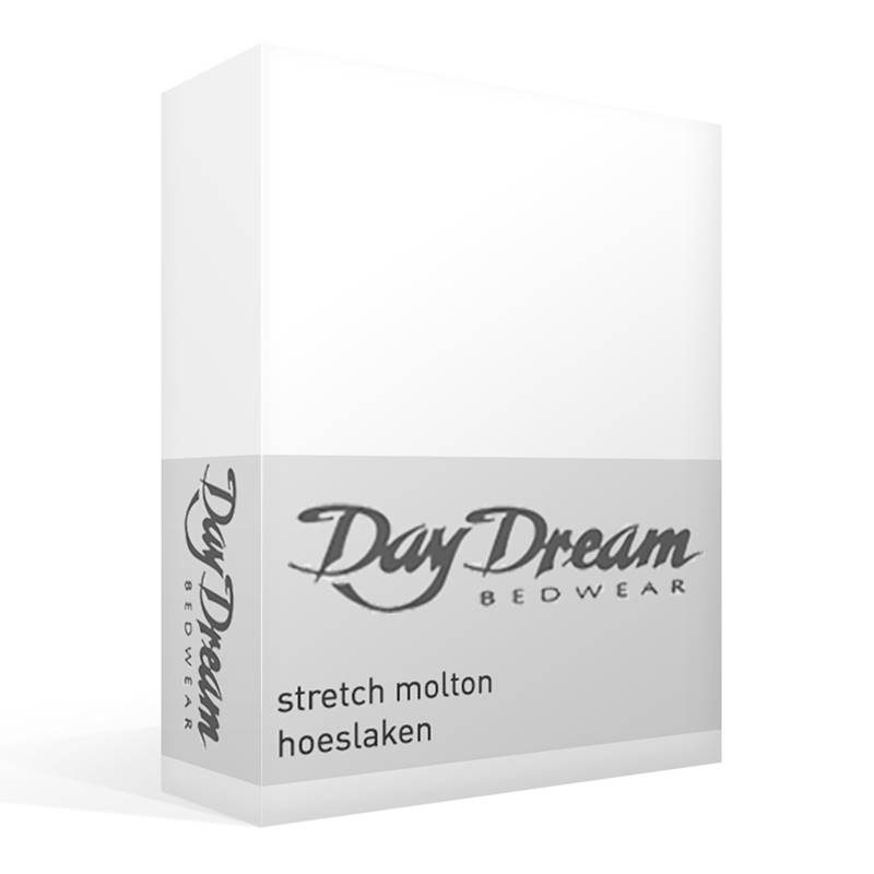 Goedkoopste Day Dream stretch molton hoeslaken Wit Lits-jumeaux (160x200 cm)