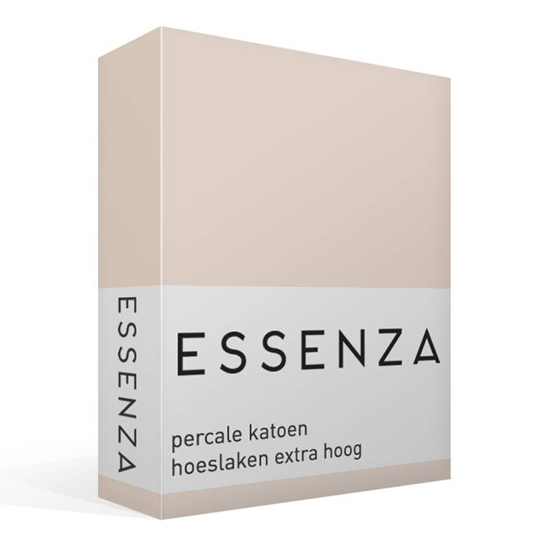 Essenza Premium Percale katoen hoeslaken extra hoog Rose Lits-jumeaux (180x220 cm)