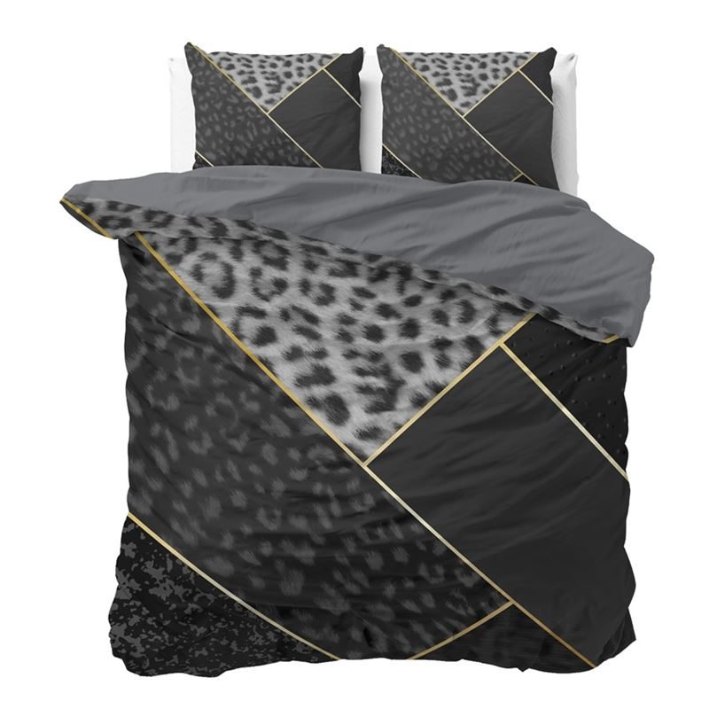 Goedkoopste Dreamhouse Bedding Panther Vibe dekbedovertrek Antraciet 1-persoons (140x200/220 cm + 1 sloop)