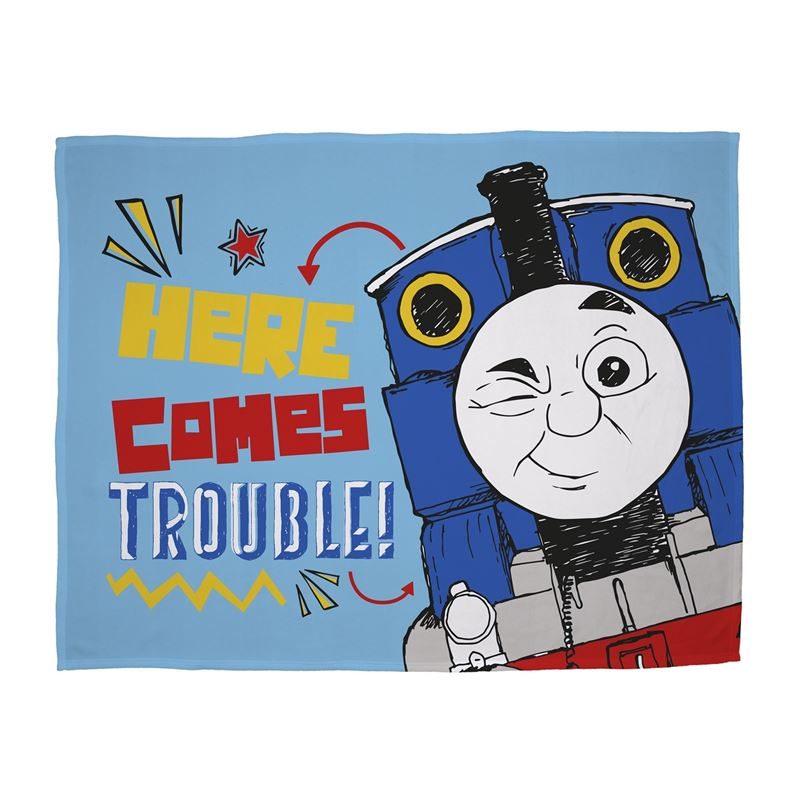 Thomas De Stoomlocomotief Fleece Plaid thomas de stoomlocomotief kopen in de aanbieding