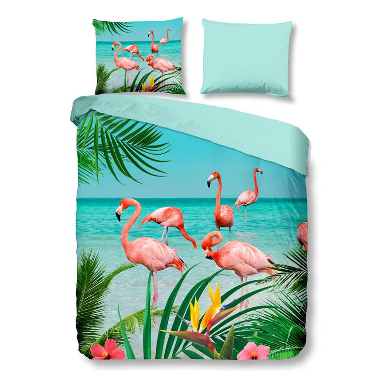 Pure Flamingo Dekbedovertrek pure kopen in de aanbieding Pure Flamingo Dekbedovertrek pure kopen in de aanbieding
