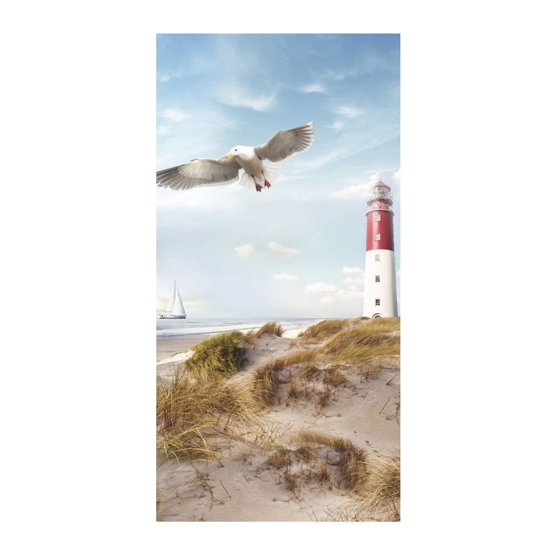 The Beachtowel Lighthouse Strandlaken the beachtowel kopen in de aanbieding
