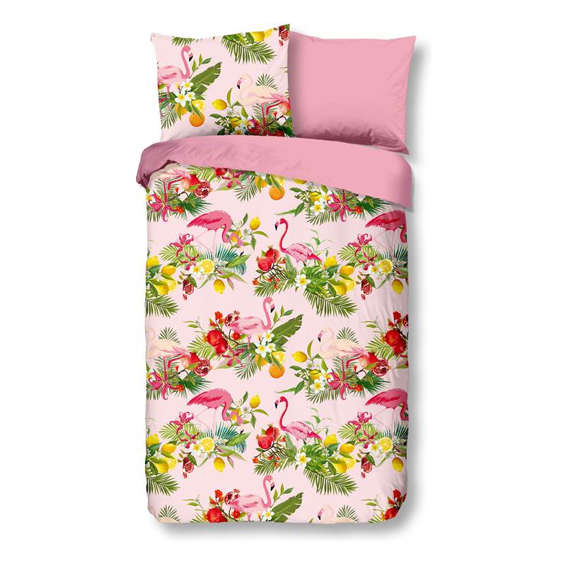 Good Morning Flamingo Dekbedovertrek good morning kopen in de aanbieding