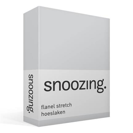 Snoozing stretch flanel hoeslaken