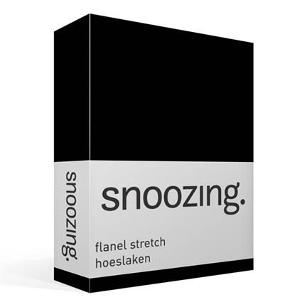 Snoozing stretch flanel hoeslaken