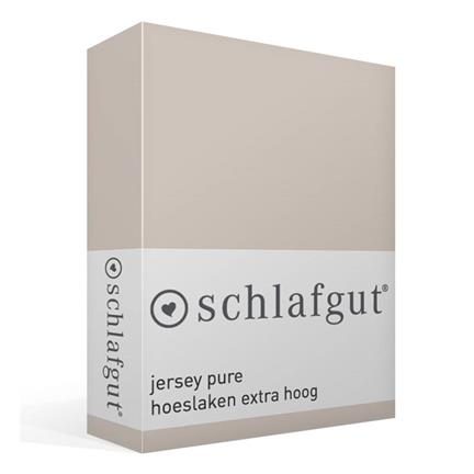 Schlafgut Jersey Pure hoeslaken extra hoog