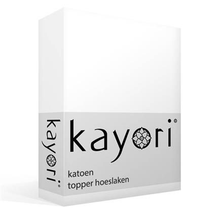 Kayori Kai katoen topper hoeslaken