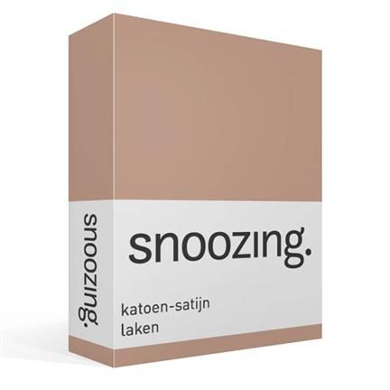 Snoozing katoen-satijn laken