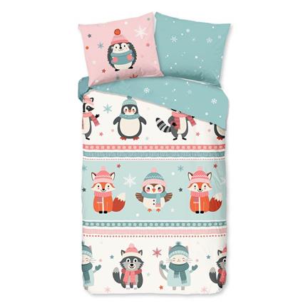 Good Morning Turr flanel dekbedovertrek