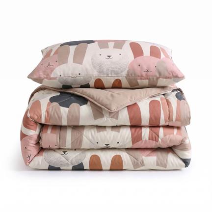 Dreamhouse Bunnyhop wasbaar dekbed