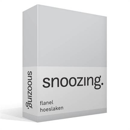 Snoozing flanel hoeslaken